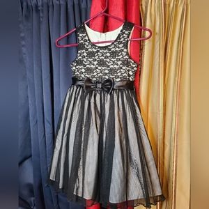 B & W Girls dress